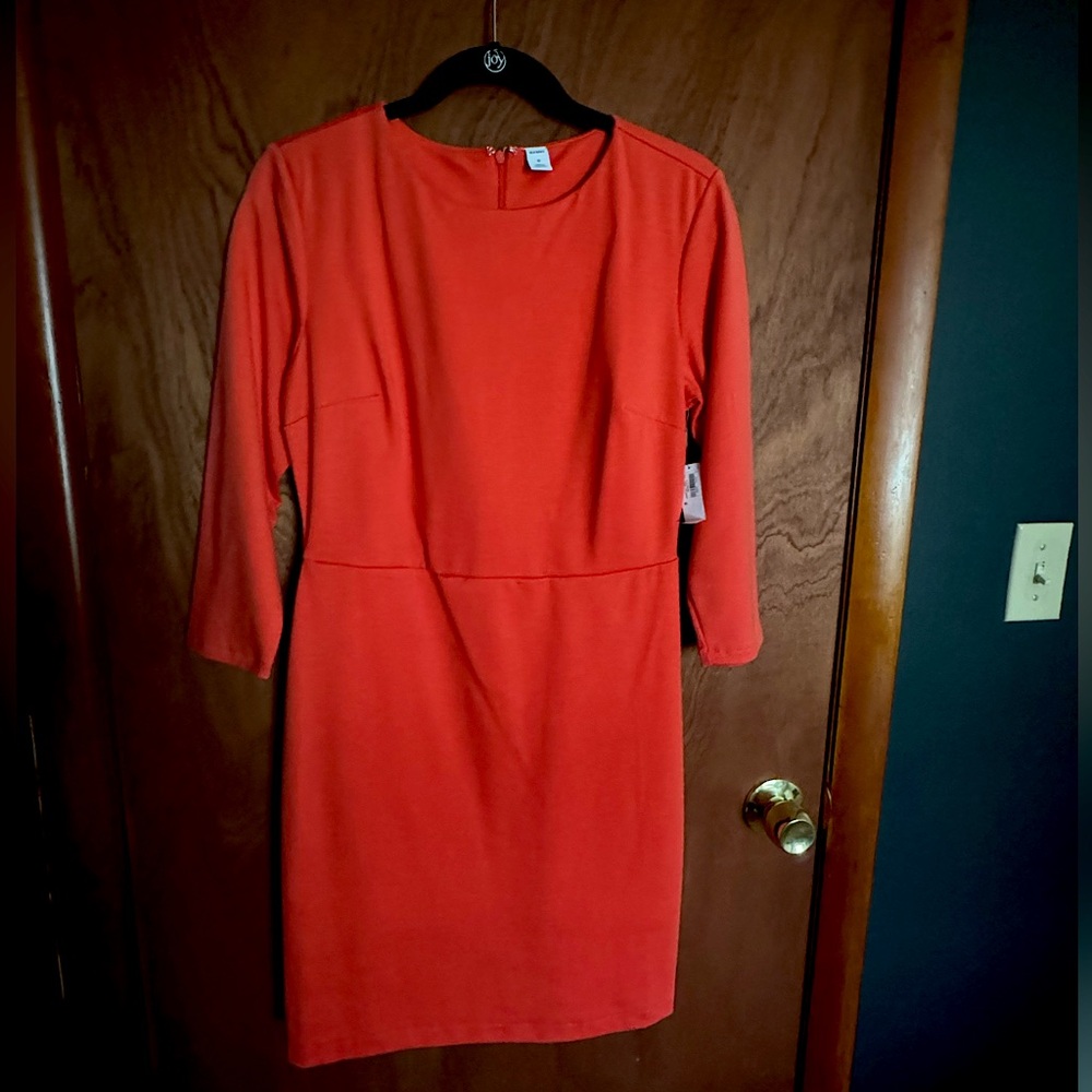 Orange long sleeve dress from Old Navy